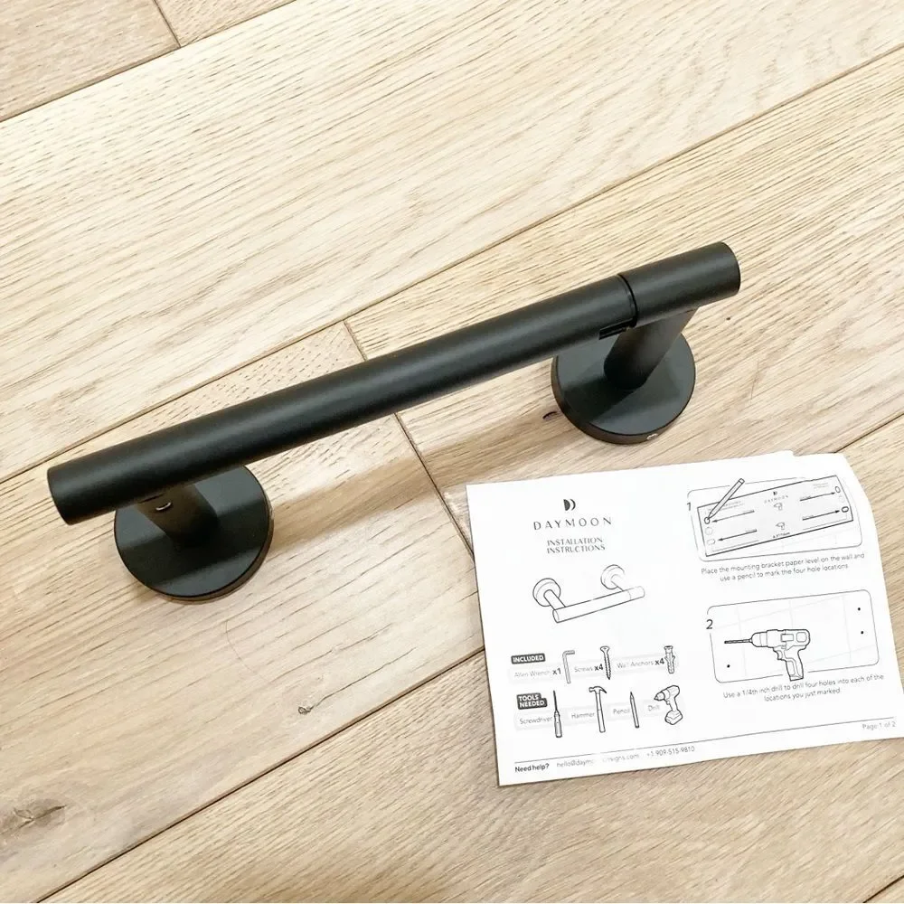 Matte Black toilet paper holder